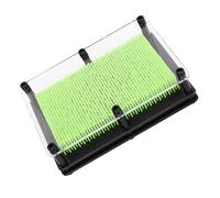 SHUAIGUO 3D Clone Hand Pin Art Toy DIY Needle Painting Board Fun Office Desk Decoration for Kids and Adults Red Green Hands (Medium Size Green)
