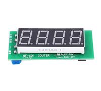 SHUAIGUO 4 Digit Digital Counter Module with Memory DC4-40V Wide Voltage Display