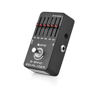 SHUAIGUO 6 Band EQ Guitar Pedal Equalizer Effect Pedal for Electric Guitar Effect Pedal True Bypass DC 9V and Battery Supported 6.35mm Input/Output Interface