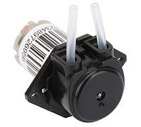 SHUAIGUO 6V Miniature Silent Peristaltic Pump, Titration DC Self Priming Pump for Experimental Analysis - Easy Maintenance, Wide Application & Fine Workmanship (6V Tablet Black)