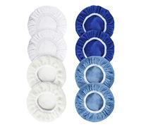 SHUAIGUO 8pcs Car Polishing Pad Bonnet Set, Microfiber Cotton Wool Fleece Buffing Pad Cover for 6in Car Polisher, Highly Absorbent & Versatile Application