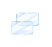 SHUAIGUO Anti-Fingerprint Camera Screen Protector, 9H Hardness Tempered Glass Film, Compatible with Go Ultra, Bubble- Glue, for Photography Enthusiasts, Quantity: 2 X Tempered Glass Screen Protector