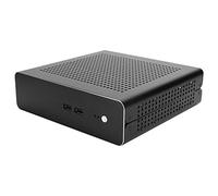 SHUAIGUO Compact MiniITX HTPC Case with Full Aluminum Build for Desktop Applications, Runs Silently, Perfect for Digital Signage and Home Entertainment Systems, Modern and Functional Design (USB2.0)