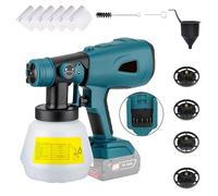 SHUAIGUO Cordless Paint Sprayer Replacement for Bosch 20V Max Battery,Handheld Electric Paint Sprayer with 1000ML Container for Home Interior and Exterior/Furniture/Cabinets/Walls/Fence/Ceiling