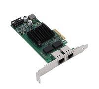 SHUAIGUO Dual Port Network Card Gigabit 10/100/1000Mbps PCI-E X4 Stable