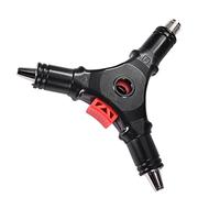 SHUAIGUO F Head Cable Stripper, Efficient Coaxial Compression Tool for RG6 RG59 Connectors, Ergonomic Design, Plastic Material, Black, 1 Piece