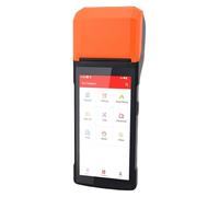 SHUAIGUO Handheld 13.0 POS PDA Terminal, 5.5-inch Touchscreen, 1D/2D Barcode Scanner, 4G BT Communication, Thermal Label Printing for Retail