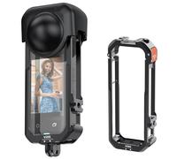 SHUAIGUO Heavy Duty Replacement Metal Frame with Two Cold Shoe Mounts for the X4 Camera Cage
