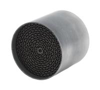 SHUAIGUO Motorcycle Exhaust Mid Pipe Catalyst Upgraded, Iron Front Middle Exhaust Muffler Catalyst with High Performance Design - for Motorbike, Made of High Strength Iron, Fine (53 * 50mm)