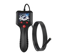 SHUAIGUO P100 Industrial Digital Borescope - 5.5mm 1080P HD Snake Scope Camera, IP67, Handheld with 2.4'' IPS Screen & 6 LED Lights (8mm Lens & 2m Cable)