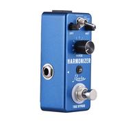 SHUAIGUO Portable Multi-Purpose Guitar Harmonizer Effects Pedal Made of Dark Blue Zinc Alloy, Pitch Shift Detune True Bypass for Electric Guitarists