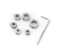SHUAIGUO Stainless Steel Drill Depth Stop Set Woodworking Positioner for Precise Drilling Measurements Professional Tool