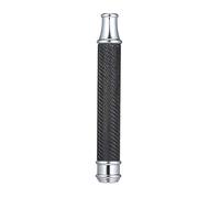 SHUAIGUO Stainless Steel Shaving Handle, Non-Slip Beard Grip, Sturdy & Durable Replacement Handle for Most Heads, Men's Grooming