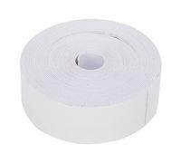 SHUAIGUO Tennis Racket Head Protection Tape, 5m/16.4ft PU Anti-Scratch Frame Guard Sticker for 12-13 Rackets, Lightweight & Sturdy, Easy Application (White)