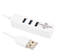 SHUAIGUO USB Hub USB3.0 Multi-Port High Speed Memory Card Reader for