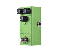 SHUAIGUO Vintage Guitar Overdrive Effect Pedal, Smooth and Soft Overdrive for Electric Guitar, True Bypass, Sturdy Aluminum Housing, Mini Enthusiast, Green/9.3 X 5 X 3.4 Cm/1 Pack