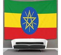 SHUAIOIN 3D Ethiopia Printed Wall Blanket Home Decoration Bedding Poster Wall Art Tapestry Wall Hanging Tapestry Soft Polyester for Bedroom Living Room, Dorm & Room Decor 70cmx100cm