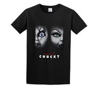 SHUANGJIEPAPER Bride of Chucky Fashion Graphic T-Shirt Black XL