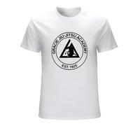 SHUANGJIEPAPER Dl Mens Royce Gracie Jiu Jitsu Symbol Logo T Shirts T-Shirt White XL