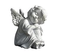 shuangmu Angel Figure for Women, Resin Small Cherub Home Angel Ornament Angel Gifts to Show Love, Sympathy, Gratitude, Mourning Fall, Friendship or Prayer