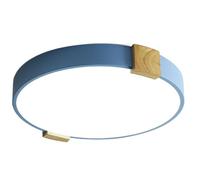 SHUANGZ 15.7 Inch Ceiling Light Fixtures, with Remote Control Modern Ultra Thin Low Profile Light Fixture Round Design LED Ceiling Lamp for Kitchen, Bathroom, Bedroom, Hallway -