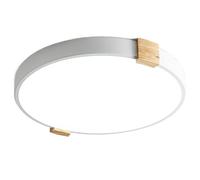 SHUANGZ 15.7 Inch Ceiling Light Fixtures, with Remote Control Modern Ultra Thin Low Profile Light Fixture Round Design LED Ceiling Lamp for Kitchen, Bathroom, Bedroom, Hallway -