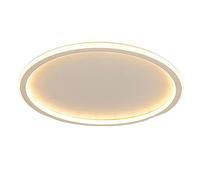SHUANGZ LED Ceiling Lamp Side Eeiling Lighting Black & White Profile Design, Flush Mount LED Ceiling Light Fixture, 3 Color Temperatures In One (3000k/4000k/6000k) Slim Room Living Room Light