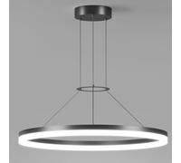 SHUANGZ LED Pendant Ceiling Light Modern Hanging Light for Dining Room Living Room Bedroom, 21W 1-Ring Circular Ceiling Lights Suspension Light Semi Flush Mount Lighting Fixture Corridor Decorative