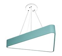 SHUANGZ Modern LED Ceiling Light Chandelier Office Light, Flicker-Free, Non-Dimmable Cold White Light Pendant Lighting Fixture Aluminum Island Lighting Lamp for Dining Room, Living Room