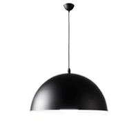 SHUANGZ Modern Minimalist Hanging Lighting Fixtures Creative Semicircular Single-Head Lampshade Industrial Style Dining Room Pendant Light Matte Metal Clubs and Restaurants E27 Base