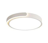 SHUANGZ Nordic Bedroom Ceiling Lights Ultra-Slim Round Close-to-Ceiling Lamp Stepless Dimming Surface-Mounted Fixture (Dimmable Ultra Slim Ceiling Lamp) Corridor Decorative Lighting