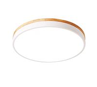 SHUANGZ Solid Wood Ceiling Light LED Ceiling Lamp 3 Light Color Variable Energy Saving Embedded Installation Close To Ceiling Light Fixtures Easy To Install Lighting Fixture Simple Bedroom Balcony