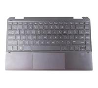 SHUAPOZ 13.3" Palmrest US Backlit Keyboard with Touchpad Brown For HP for Spectre x360 13-AW TPN-Q225