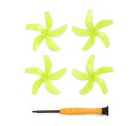 SHUAPOZ Five Leaves Propellers Colorful Paddles Props Paddle Low-Noise Propeller For DJI Drone(Green 2 Pairs)
