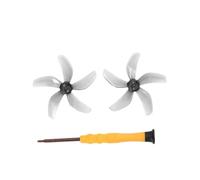SHUAPOZ Five Leaves Propellers Colorful Paddles Props Paddle Low-Noise Propeller For DJI Drone(Grey 1 Pair)