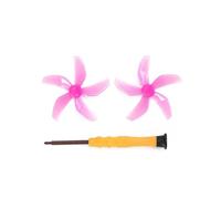 SHUAPOZ Five Leaves Propellers Colorful Paddles Props Paddle Low-Noise Propeller For DJI Drone(Pink 1 Pair)