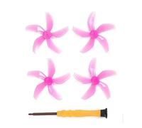 SHUAPOZ Five Leaves Propellers Colorful Paddles Props Paddle Low-Noise Propeller For DJI Drone(Pink 2 Pairs)