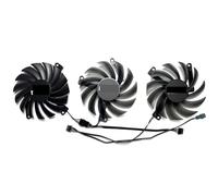SHUAPOZ Laptop parts For INNO3D for RTX 4070 for GeForce RTX4070 4070ti X3 OC Graphics Card Fan CF-12910S CF-12915S(Set of three fans)