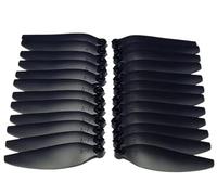 SHUAPOZ Replacement parts For SG108 PRO/MAX Drone Propeller Props Maple Leaf Wing Rotor for Quadcopter SG-108 Blade 8PCS/Set(24PCS Pure Black)