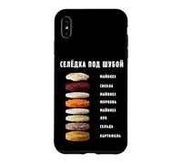 Shuba Layered Salad Recipe Russian Slavic Food Cooking Gift Case for iPhone XS Max