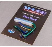Shubb C1P Capo Royale Paua Pearl Capo for Steel String Guitars, Iridescent