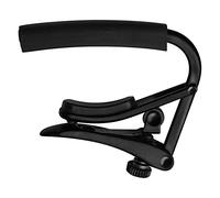 Shubb C4K Noir Series Neck Electric Guitar Capo, 7.25 cm Radius, Black Chrome