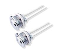 SHUBEIEUMI 2 PCS 38mm Dual Push Button Toilet Flush Button, Dual Flush Toilet Push Button, Replacement Accessories for Bathroom Toilet Water Tank Repair