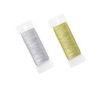 SHUBEIEUMI 2 Pcs Binding Wire for Floristry, Flexible Paddle Wire Binding Wire Garden Floral Wire for Crafting, Christmas Wreath Making, Wedding Garland, Bouquets, Plants