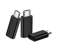 SHUBEIEUMI 3 Pcs Micro USB to USB C Adapter, USB Female to Micro USB Male Adapter, Data Transfer, for Samsung Galaxy, Huawei P Smart P10 Lite P9 Lite