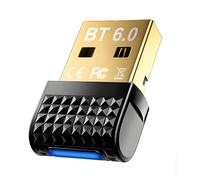 SHUBEIEUMI Bluetooth 6.0 Adapter PC, Wireless Bluetooth Dongle Receiver, Plug and Play, Bluetooth Stick for Windows 11/10/8.1, for Controller, Headphone, Keyboard, Mouse