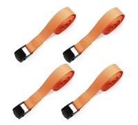 SHUBEIEUMI Tie Down Straps, 4 Pack Straps with Buckles, 2cm x 50cm Adjustable Cargo Straps Ratchet Straps, Ratchet Straps for Motorcycle, Cargo, Trucks, Trailer, Luggage - Quick Release (Orange)