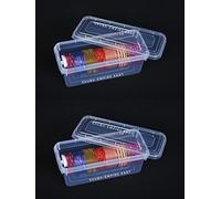 Shubh Empire Kart One Rod Bangle Box For Women,Boxes For Storage Plastic Big Size,Jewellery Box For Travelling,Bride,Poratble Chudi Organizer For Travel,Transparent Organiser-Pack of 2 (Made In India)