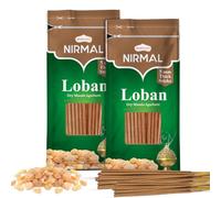 Shubhkart Nirmal Frankincense Loban Incense Sticks, Pack of 2, Total 180 Sticks, Premium Long Lasting Non Toxic Fragrance with Unique Ritualistic Aroma