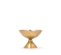 Shubhkart Nitya Pyali Diya (Size 4) -74 Gm Oil Lamp for Daily Puja & Other Religious Rituals, Home, Office & Temples Festive Gifts | Pyali Stand for Home Decor (6.5cm H x 8cm L)